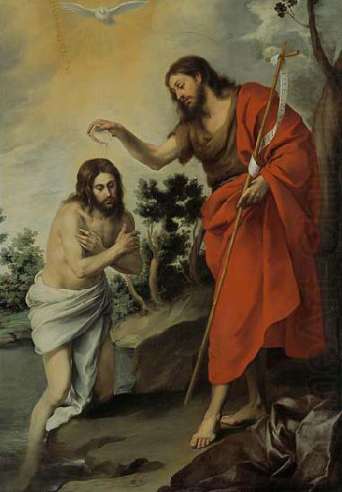 The Baptism of Christ, Bartolome Esteban Murillo